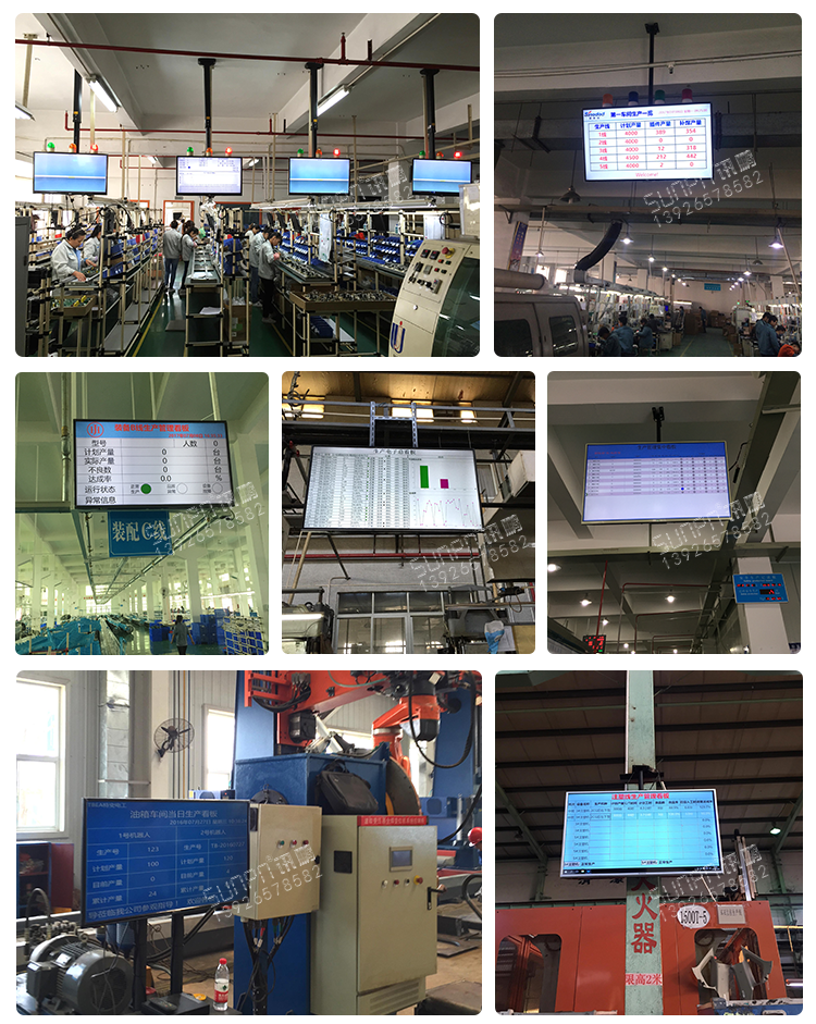 车间目视化LCD电子看板案例