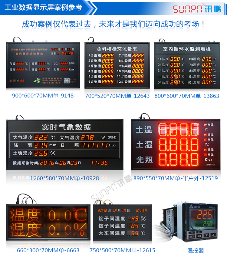 农业环境数据显示屏参考