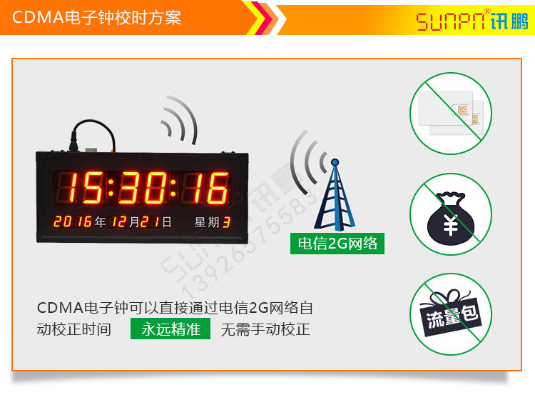 NTP网络电子钟校时方案