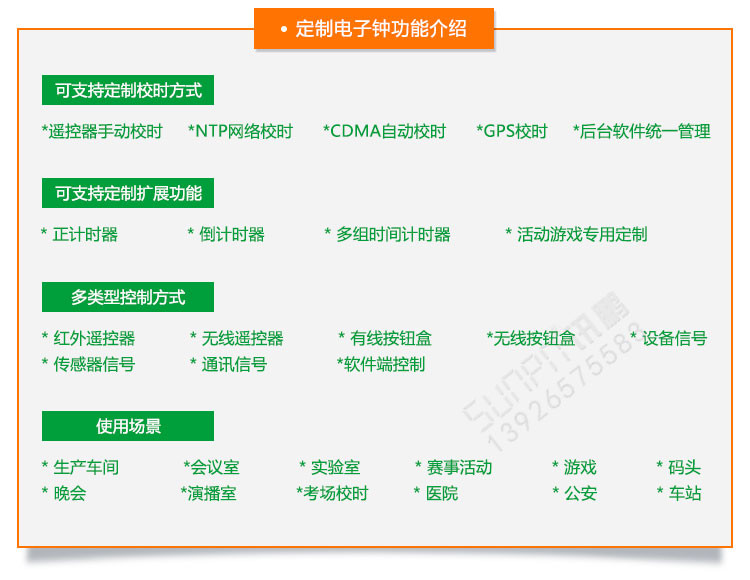 NTP网络自动校时电子钟定制指导