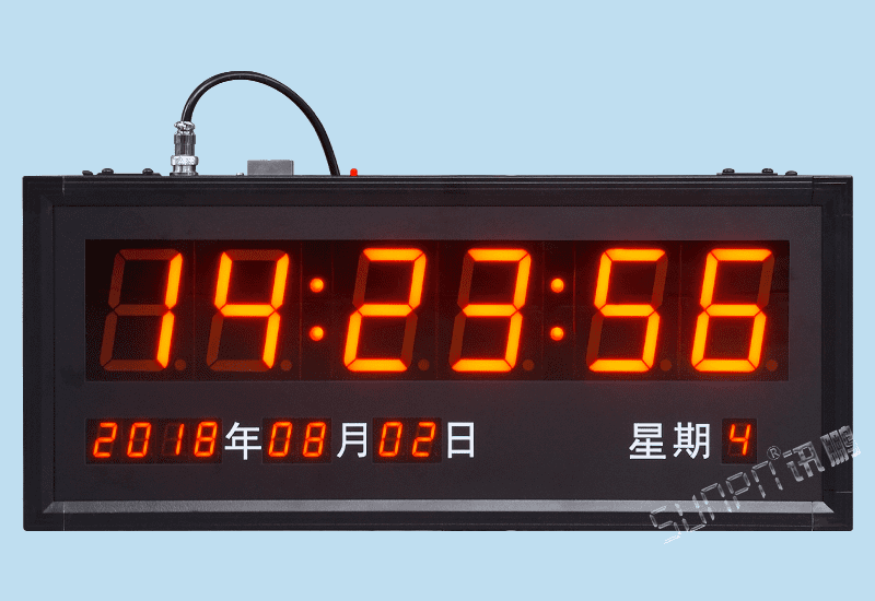 讯鹏医院时间统一时钟系统专用ntp网络led电子钟cdma自动校时gps卫星