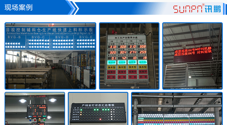 安灯系统电子看板现场案例