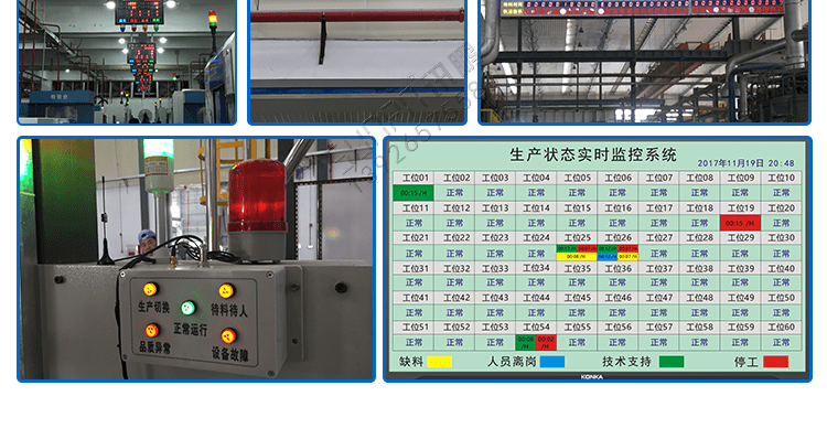 安灯系统电子看板现场案例