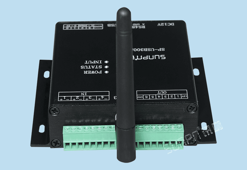 USB串口工业物联网关4-20ma开关信号采集器无线RS485通讯OD门输出