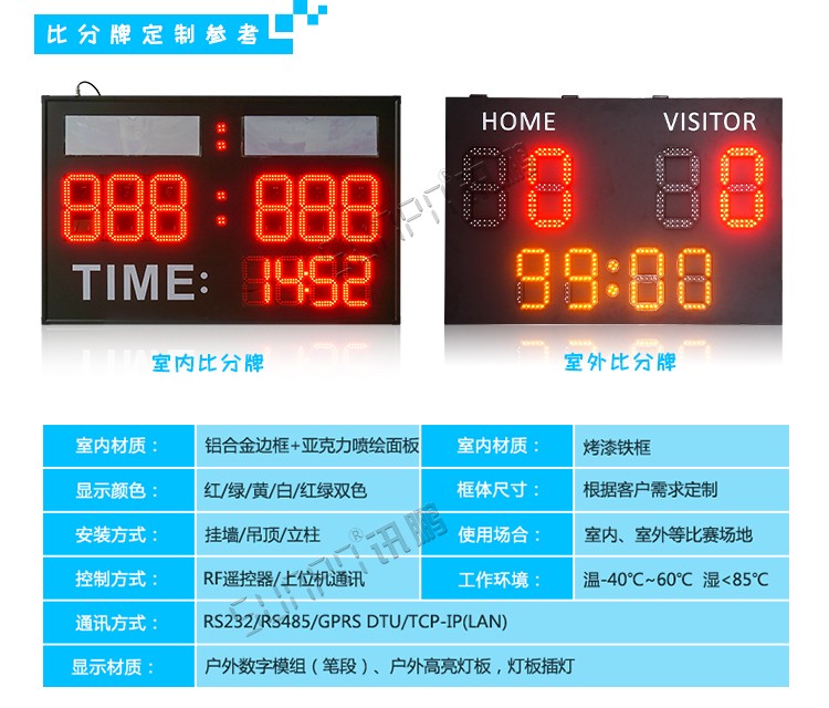 比赛电子记分牌定制