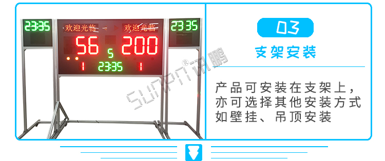 LED比分牌显示系统安装