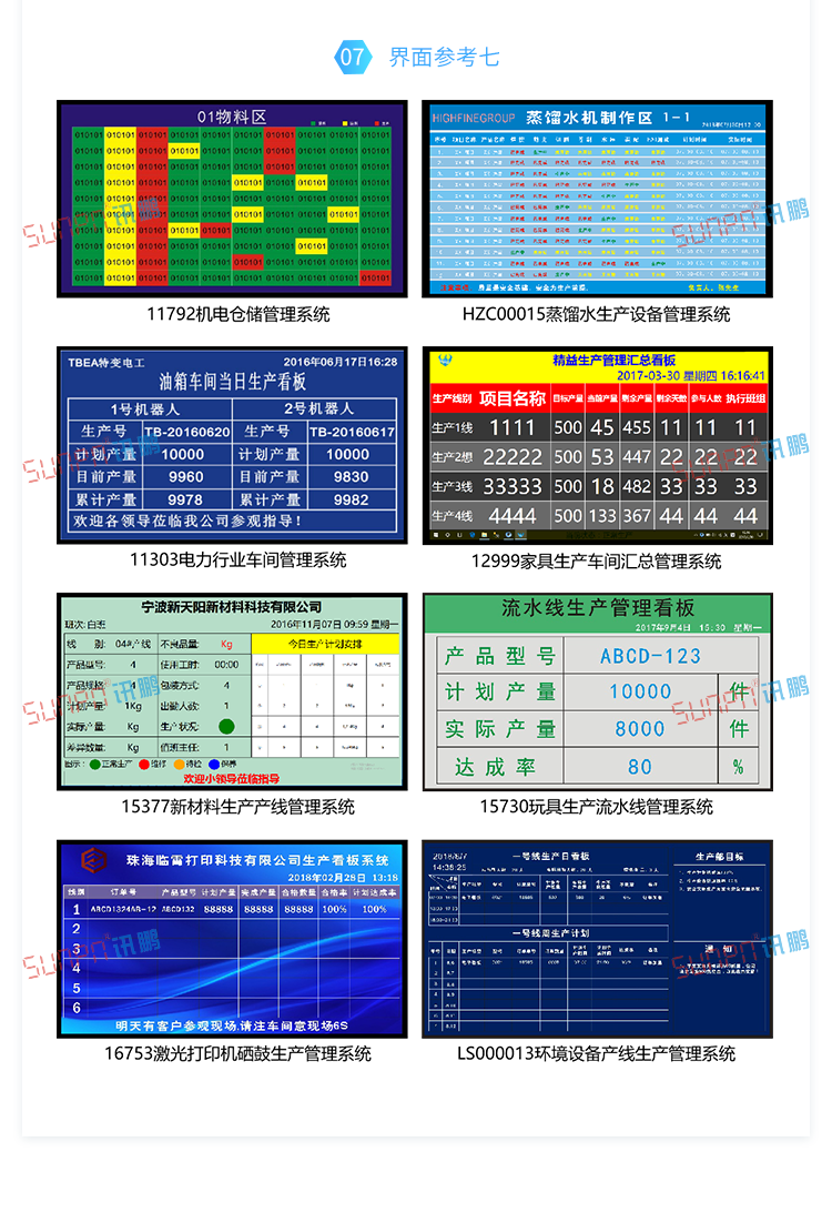 生产管理系统案例参考