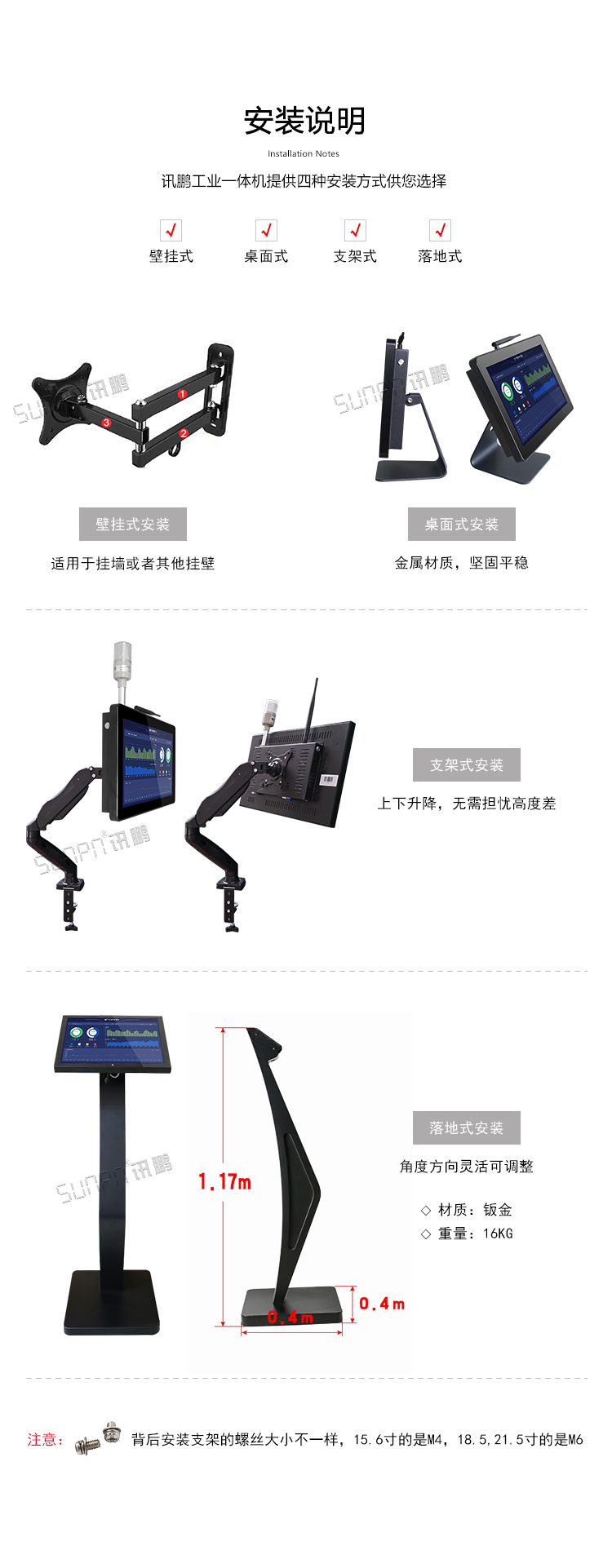 工业一体机安装说明