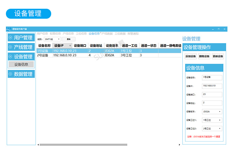 ESD在线监控看板软件操作