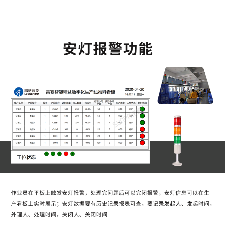 生产管理系统-安灯报警