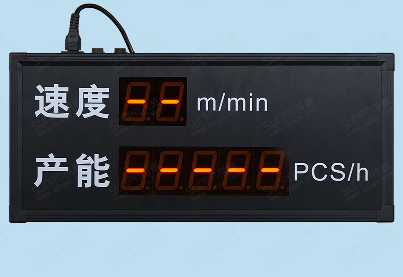 世恒机械PLC通讯电子看板（MODBUS协议）