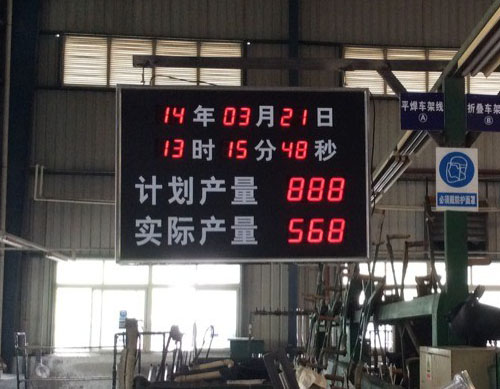 深圳喜德盛双面电子看板