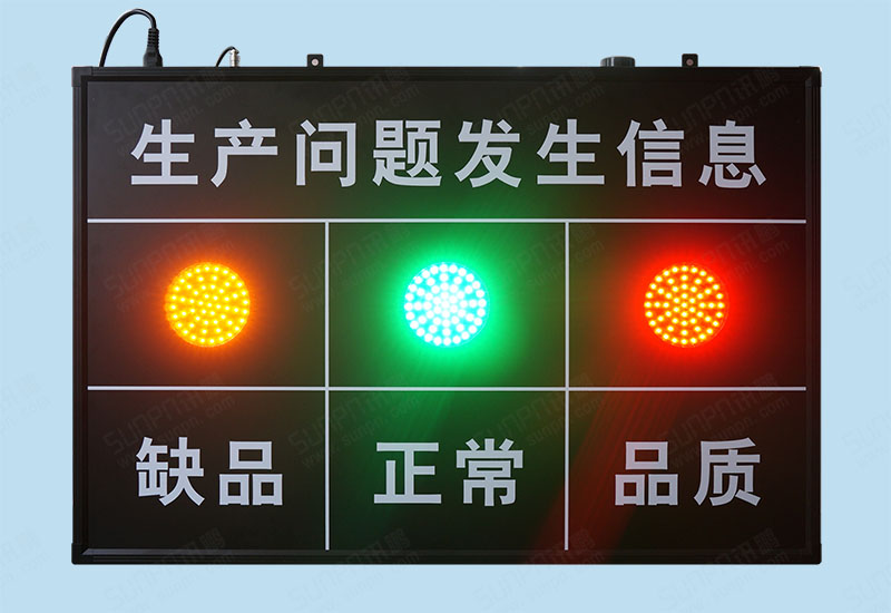 生产问题发生信息安灯报警电子看板