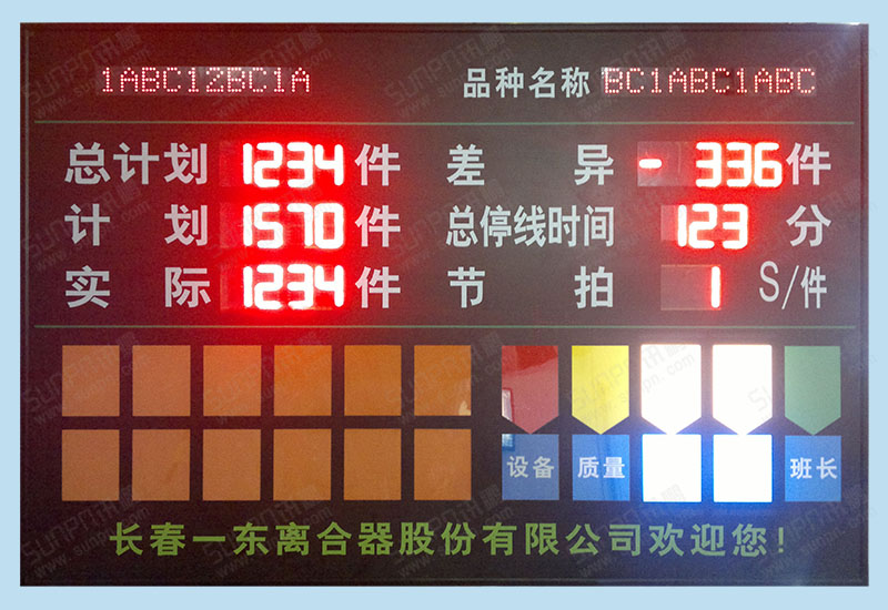 长春一东无线安灯呼叫看板系统