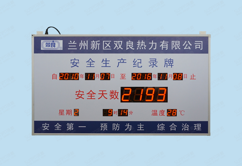 兰州双良热力安全牌