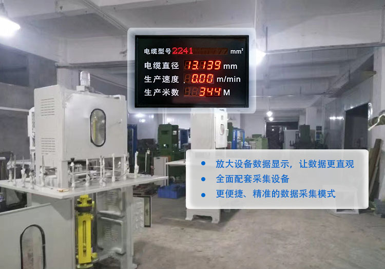线径方案  http://www.sunpn.com/index.php/views-385-18.html 电缆生产线管理电子看板---定制LED线缆线经线速直径监测仪设备通讯显示屏.jpg
