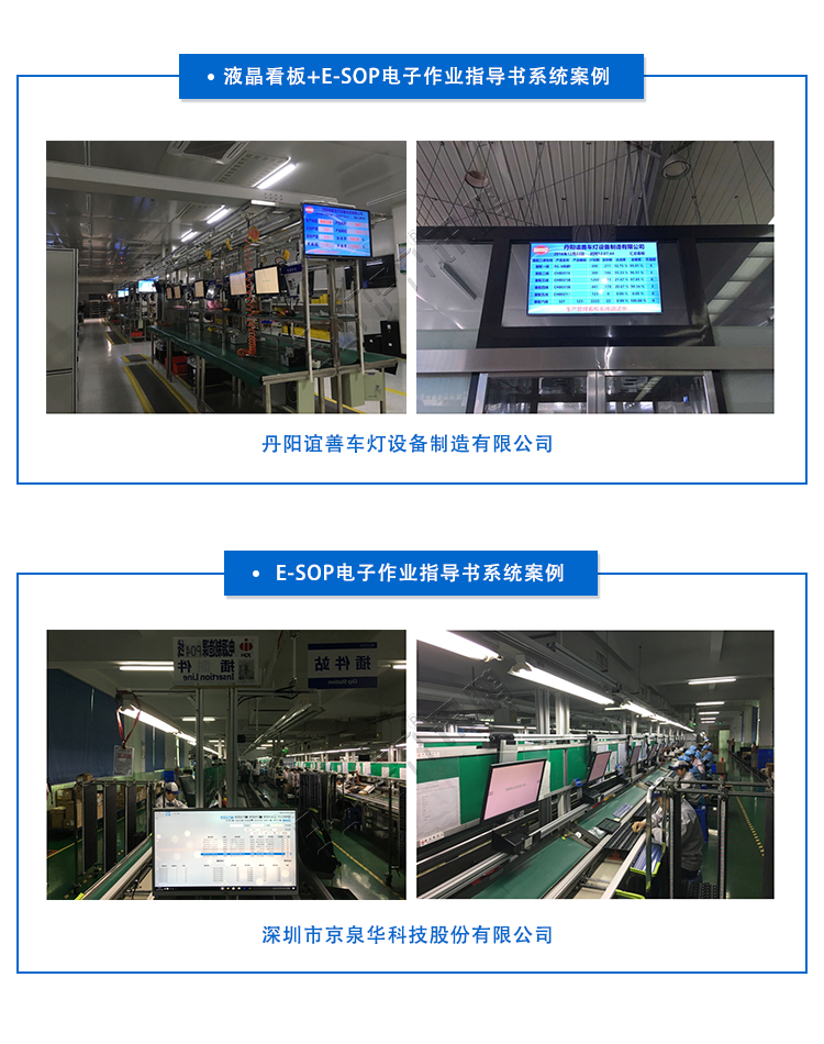 E-SOP电子作业指导书看板系统
