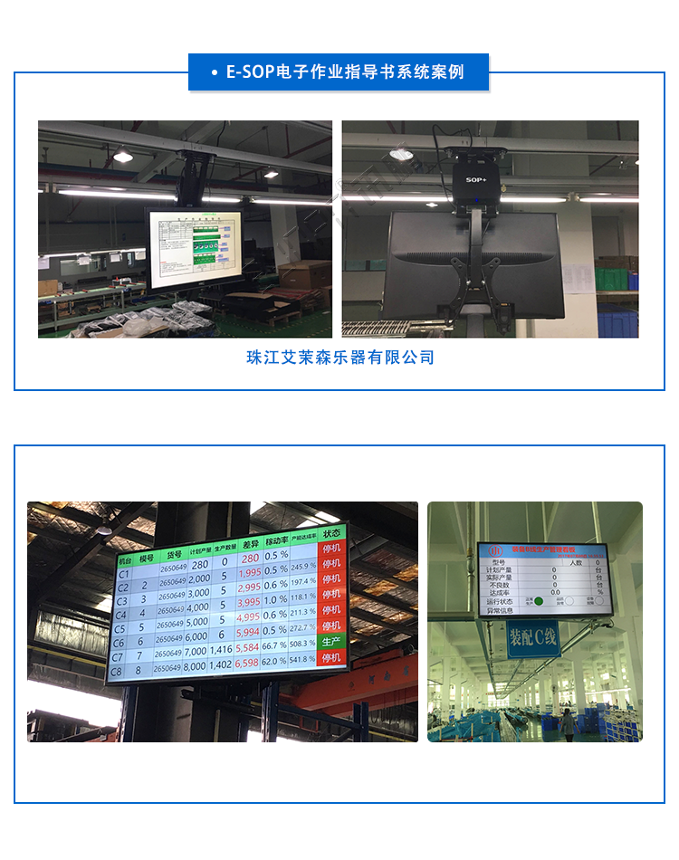 E-SOP电子作业指导书看板系统