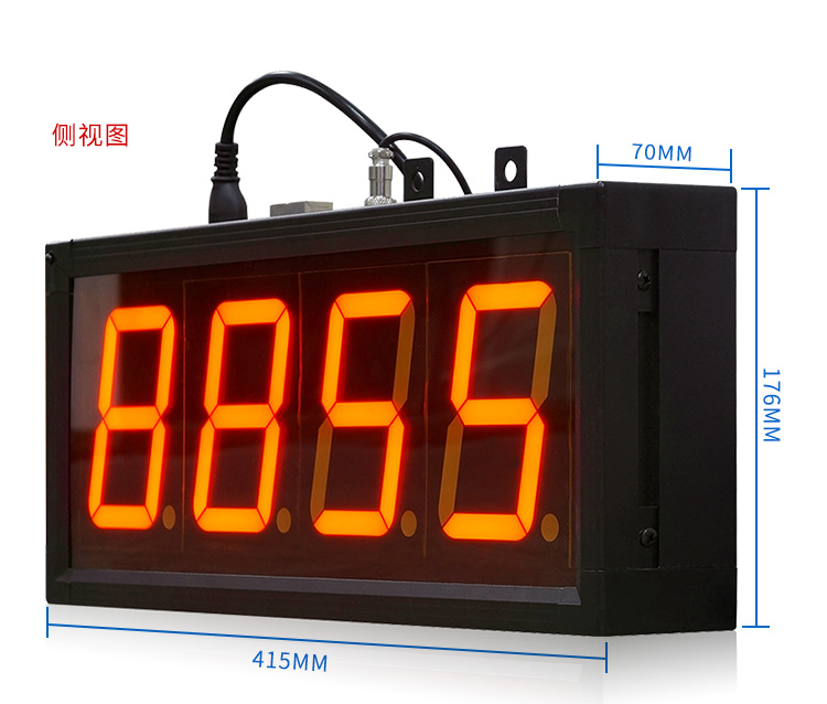 LED计数器尺寸