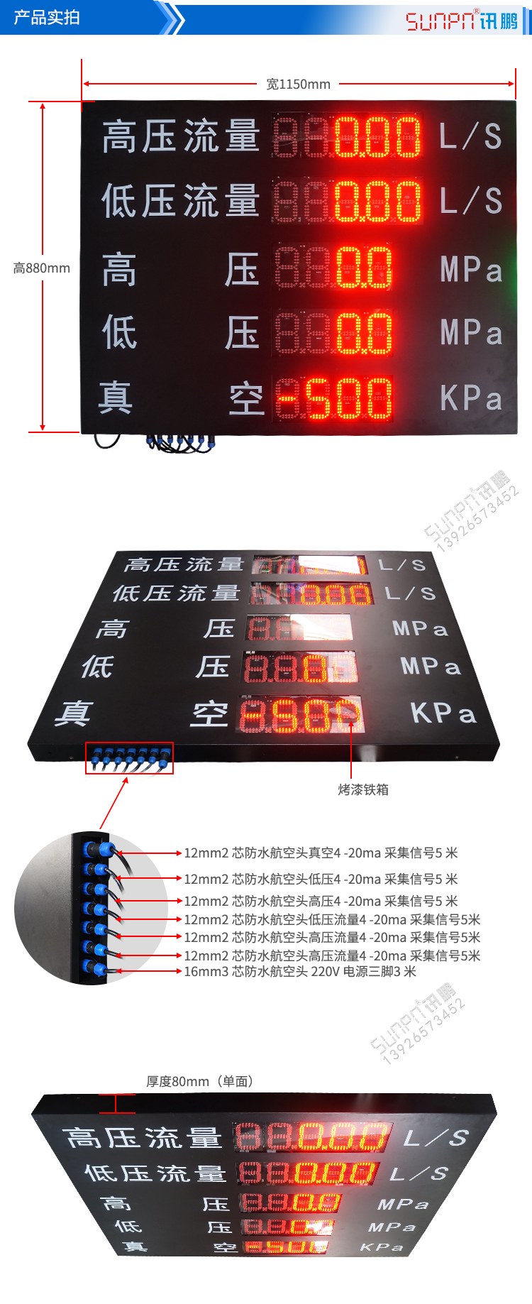 模拟量信号显示屏