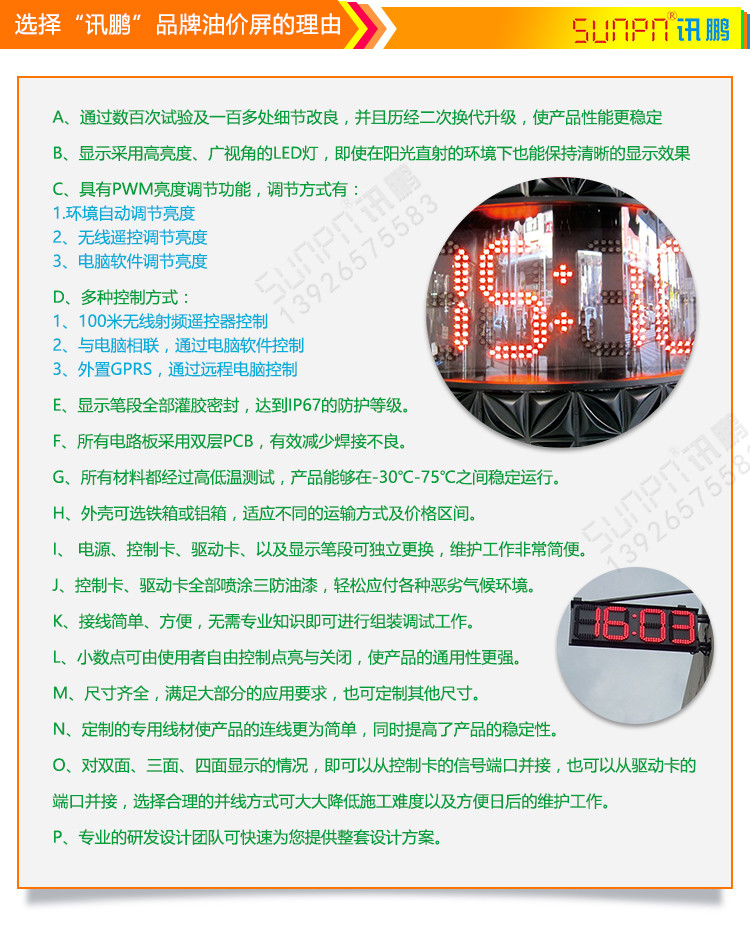 户外油价屏介绍