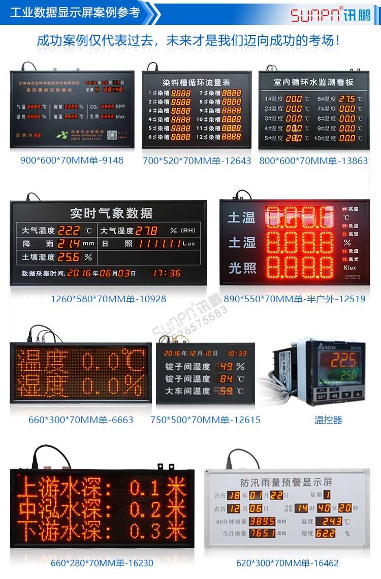 LED环境监测屏案例参考