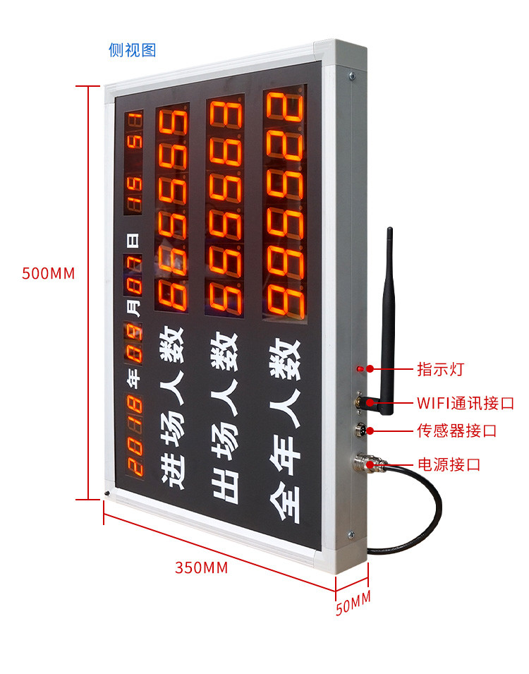 进出场人流量计数器产品实拍