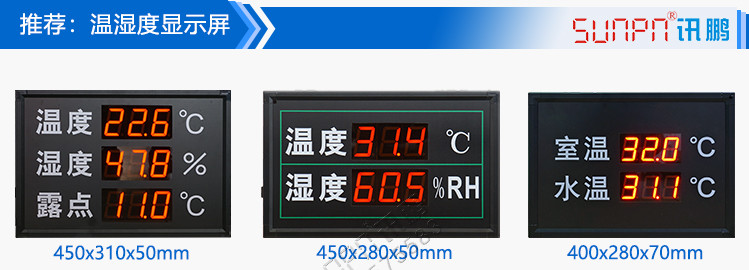 温湿度显示屏案例参考