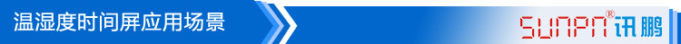 温湿度点阵时间屏应用场景