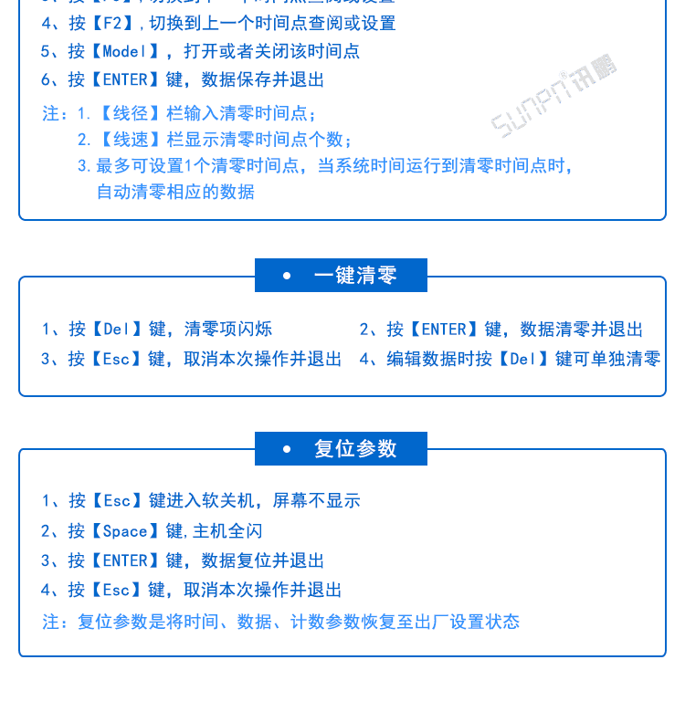 线径看板遥控操作说明