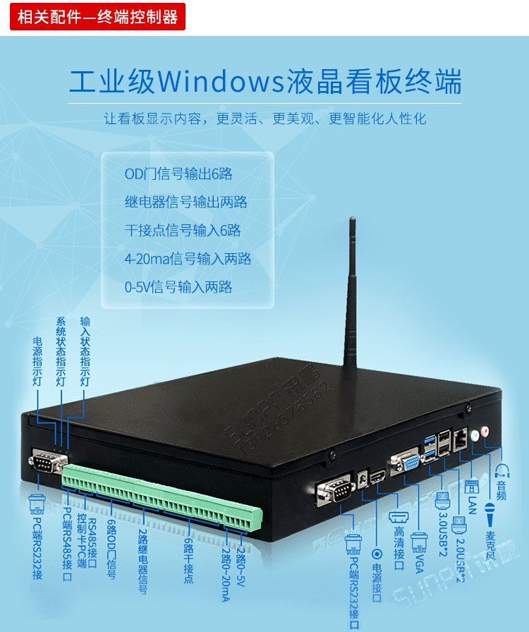 精益管理电子看板系统相关配件