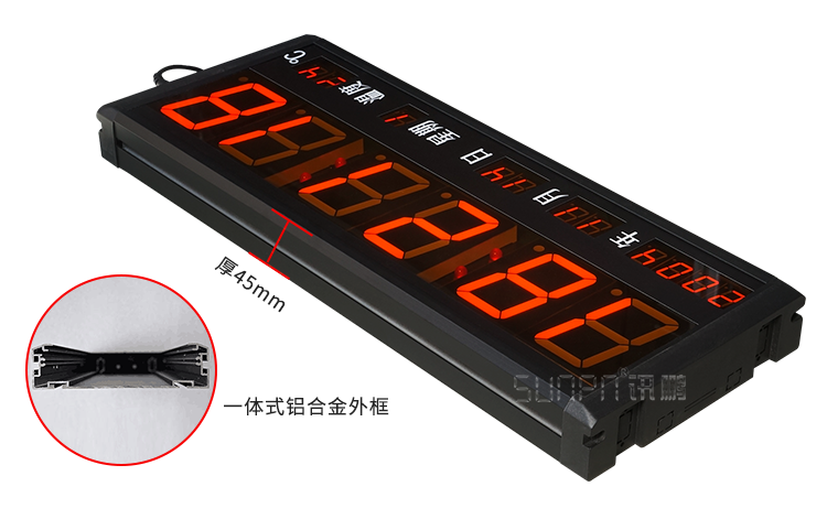 LED电子钟产品实拍