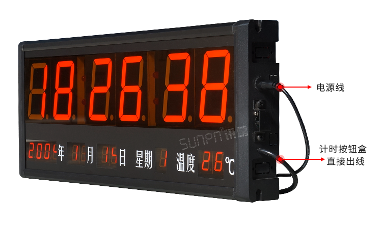 LED电子钟产品实拍