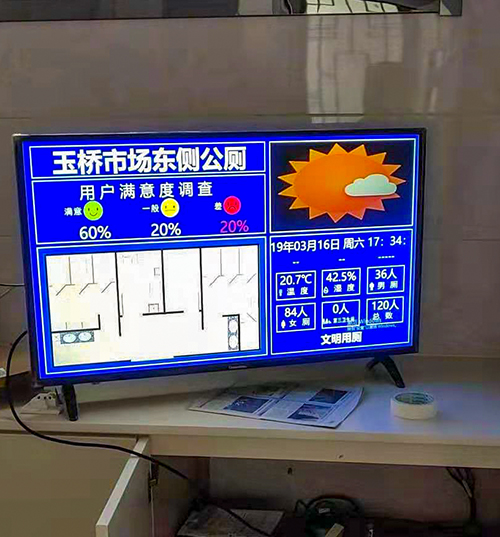江苏智慧厕所引导系统-厕位状态有人无人环境数据监测满意度评价公厕管理系统