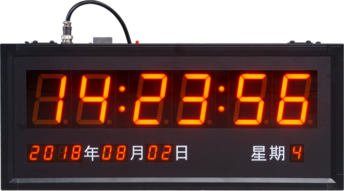 电子时钟系统产品实拍