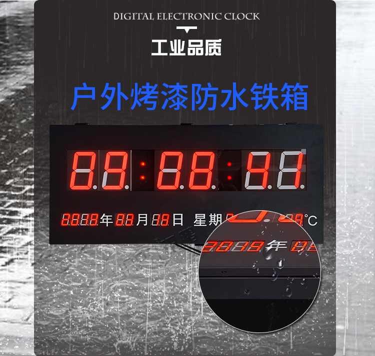 LED电子时钟系统工艺说明