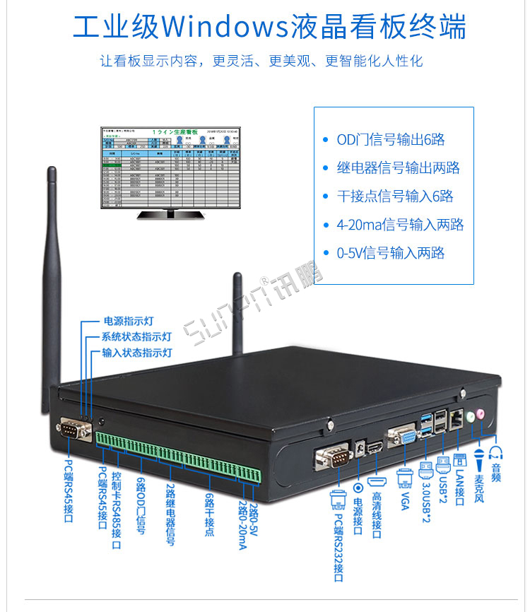 液晶生产管理软件液晶终端