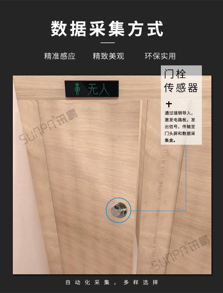 智慧厕所门锁开关数据采集方式