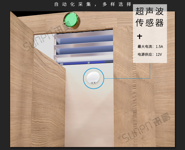 公厕有人无人状态显示灯数据采集