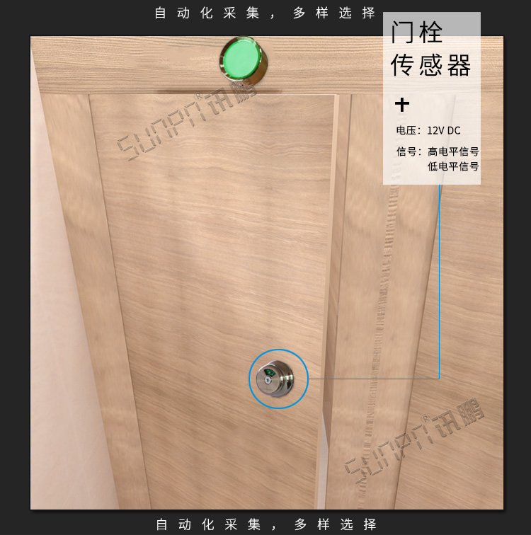 公厕有人无人状态显示灯数据采集
