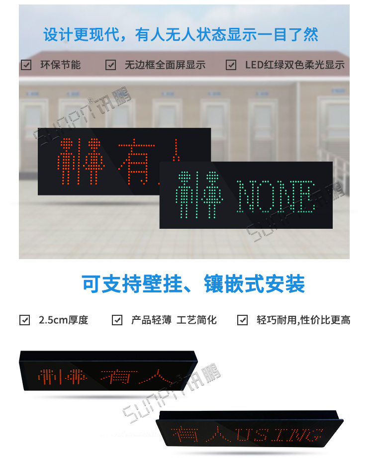 蹲位引导系统门头屏产品介绍