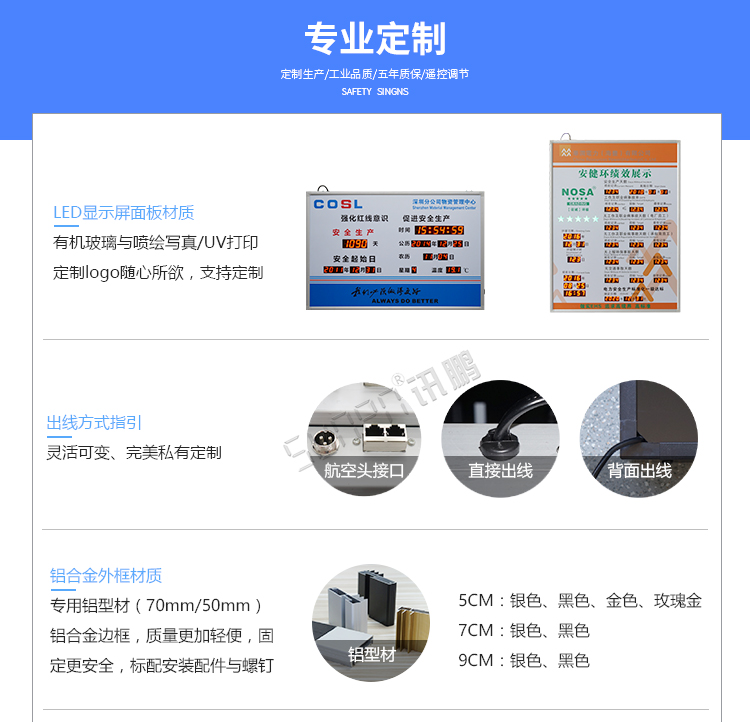 安全运行天数记录牌定制参考