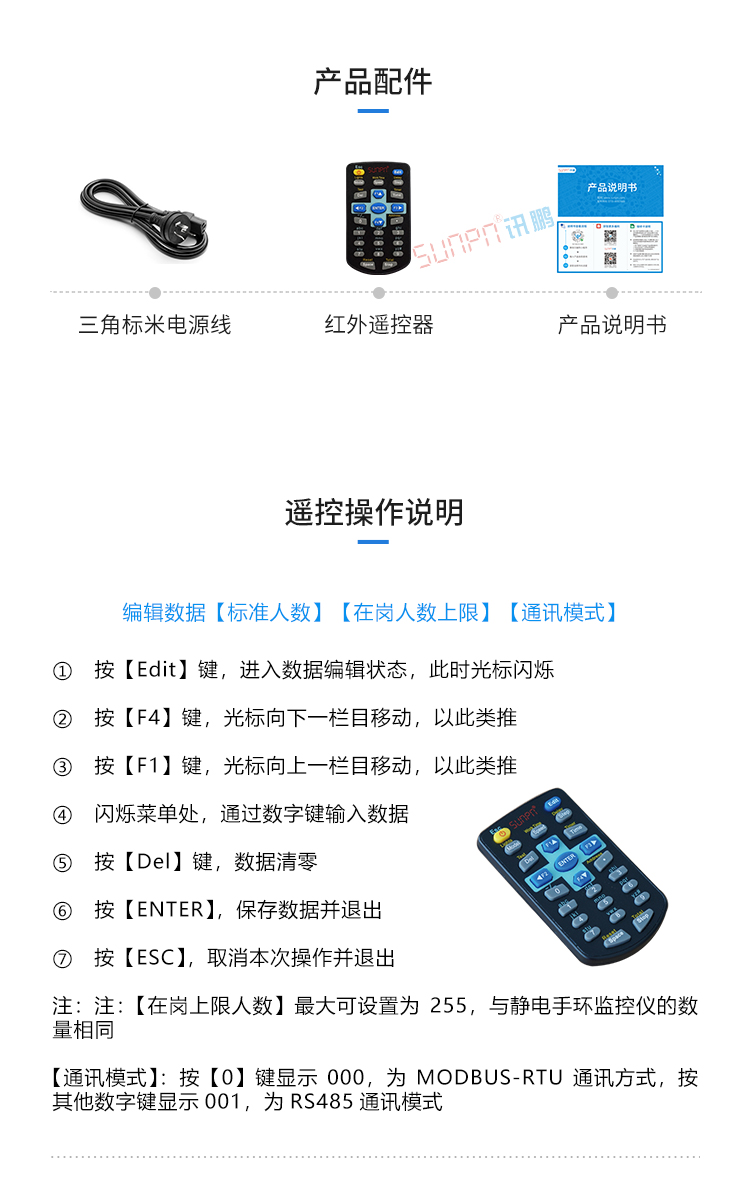 防静电手环佩戴监控看板产品配件