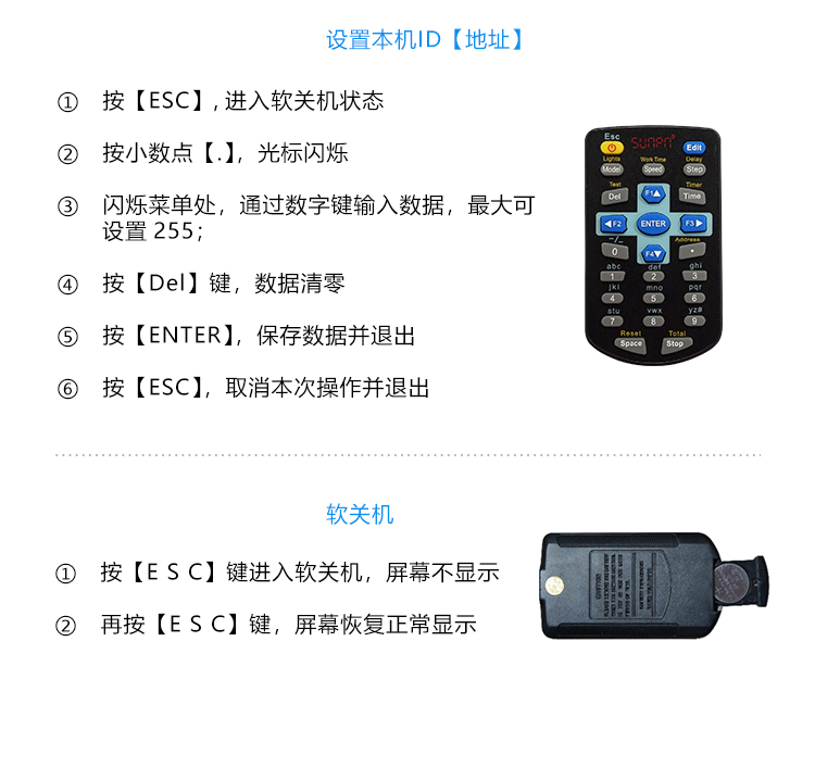 防静电手环佩戴监控看板遥控操作说明