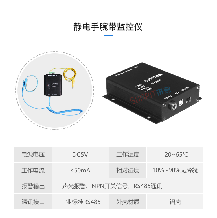 防静电手环佩戴监控看板产品参数