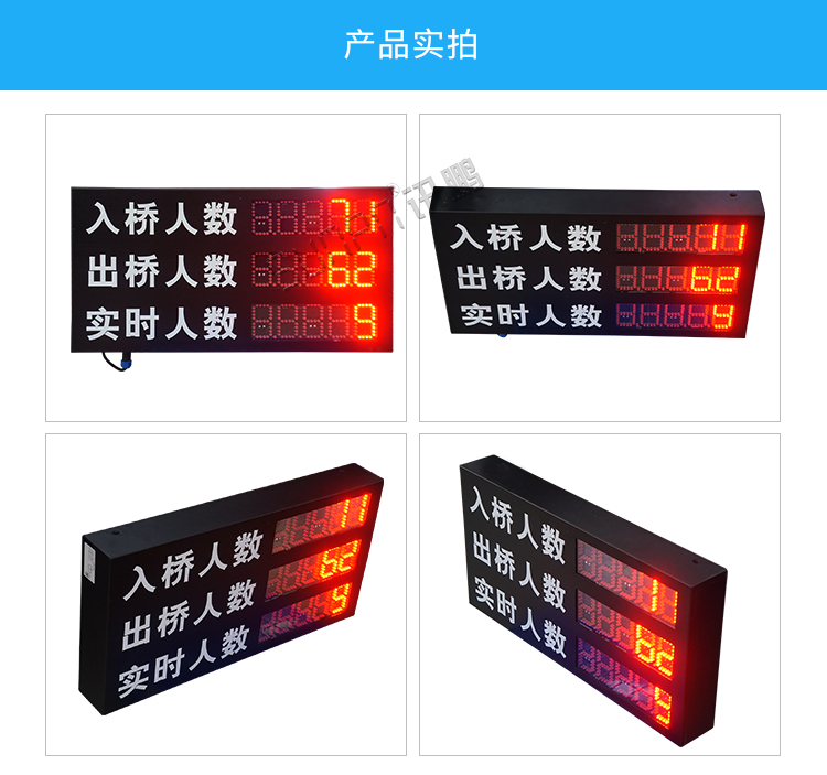 人数监控LED显示屏实拍