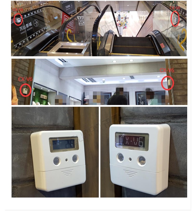 客流量计数器安装图示