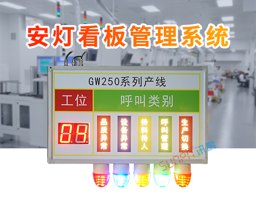 安灯andon系统_产线工位无线呼叫系统_异常报警电子看板案例