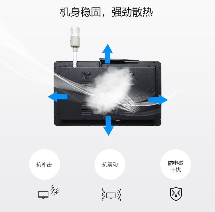 工业一体机强劲散热
