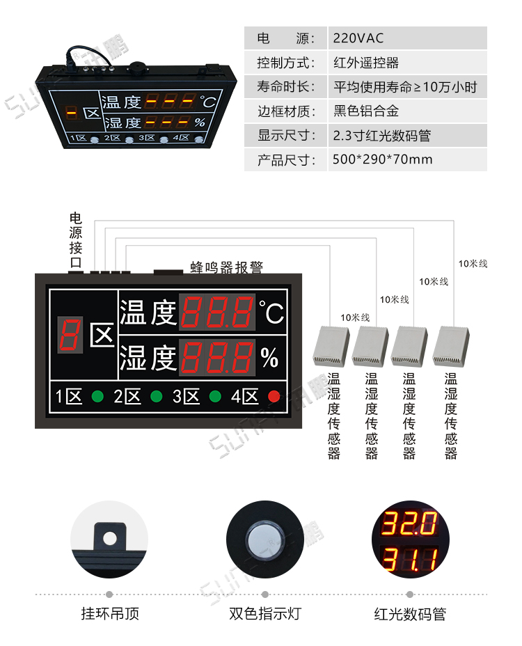 仓库温湿度产品参数